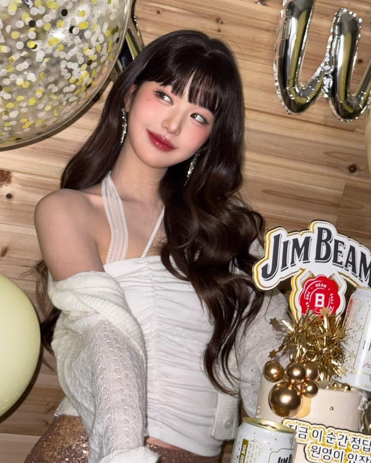 (wonyoung同款) ANGEL SHIRRING TOP (white)