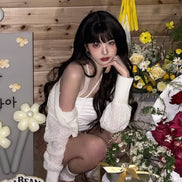 (wonyoung同款) ANGEL SHIRRING TOP (white)