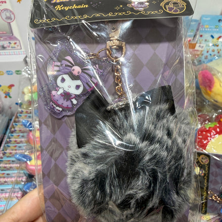 711 sanrio kuromi 萬聖節毛毛掛飾