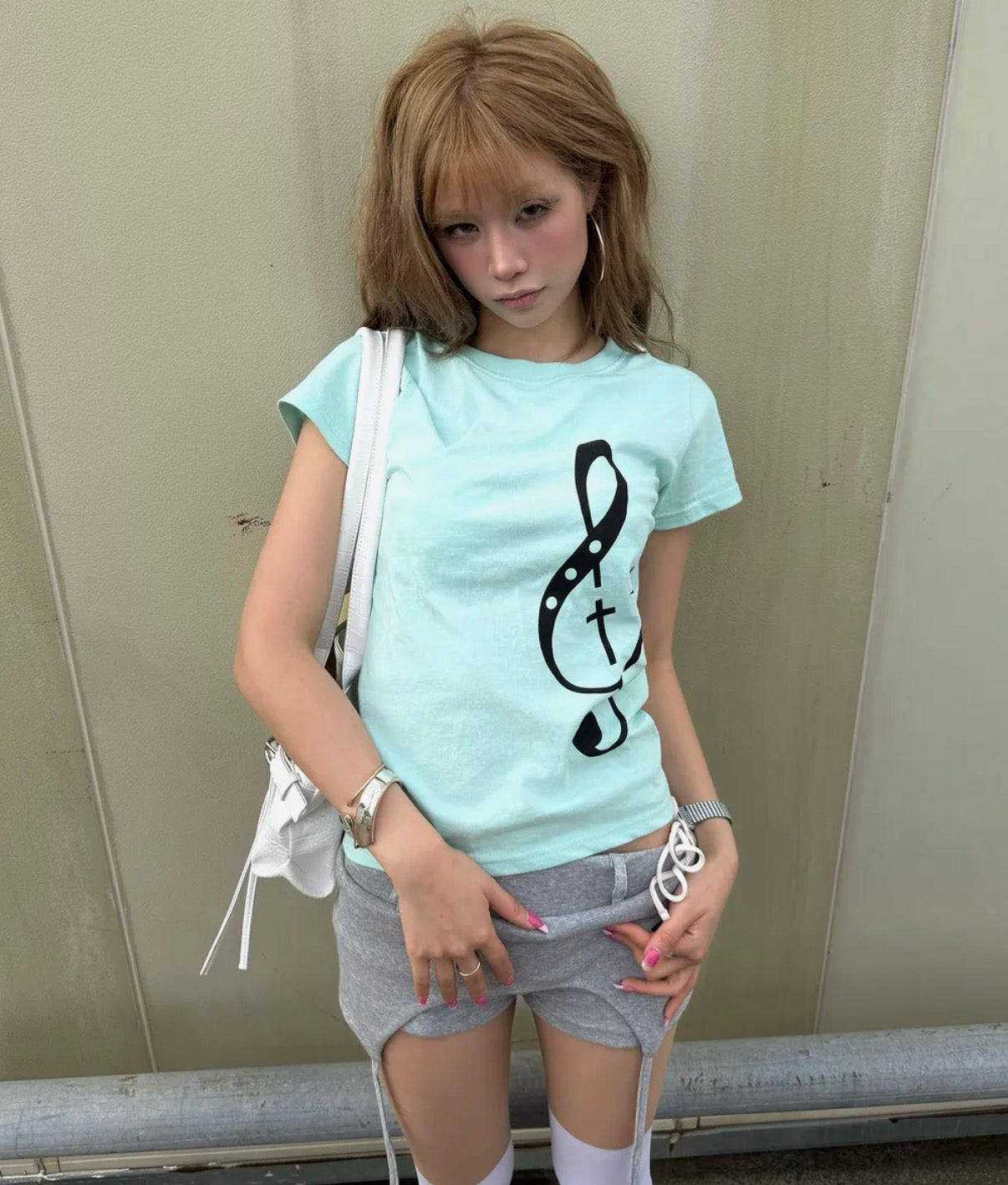 CLEF SYMBOL TEE (MINT)