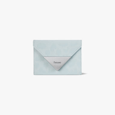 MATT TRIANGLE WALLET (LEOPARD MINT)