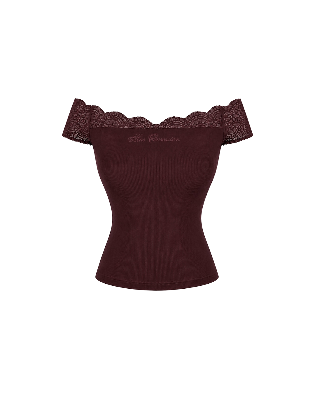 [asa同款] ROT LINE TOP (BURGUNDY)