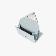 TRIANGLE TRIPLE WALLET (LEOPARD MINT)