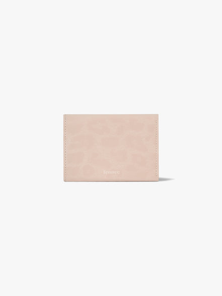 TRIANGLE TRIPLE WALLET (LEOPARD BLOSSOM)