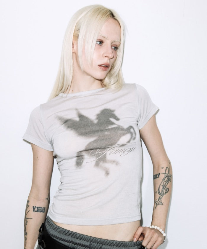 SHADOW PEGASUS TEE (GRAY)