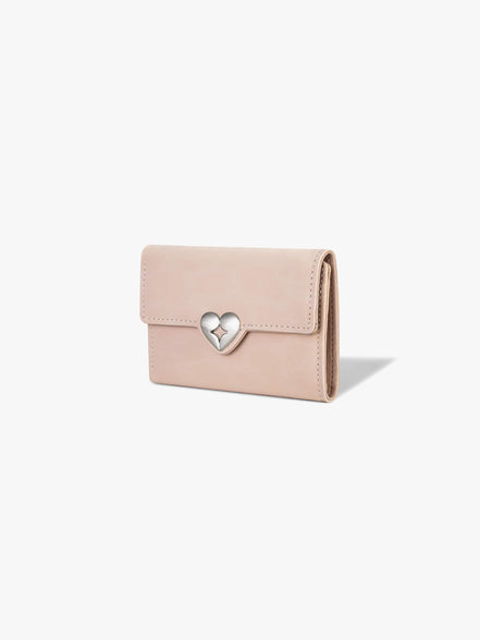 HEARTY FLAP WALLET (LEOPARD BLOSSOM)