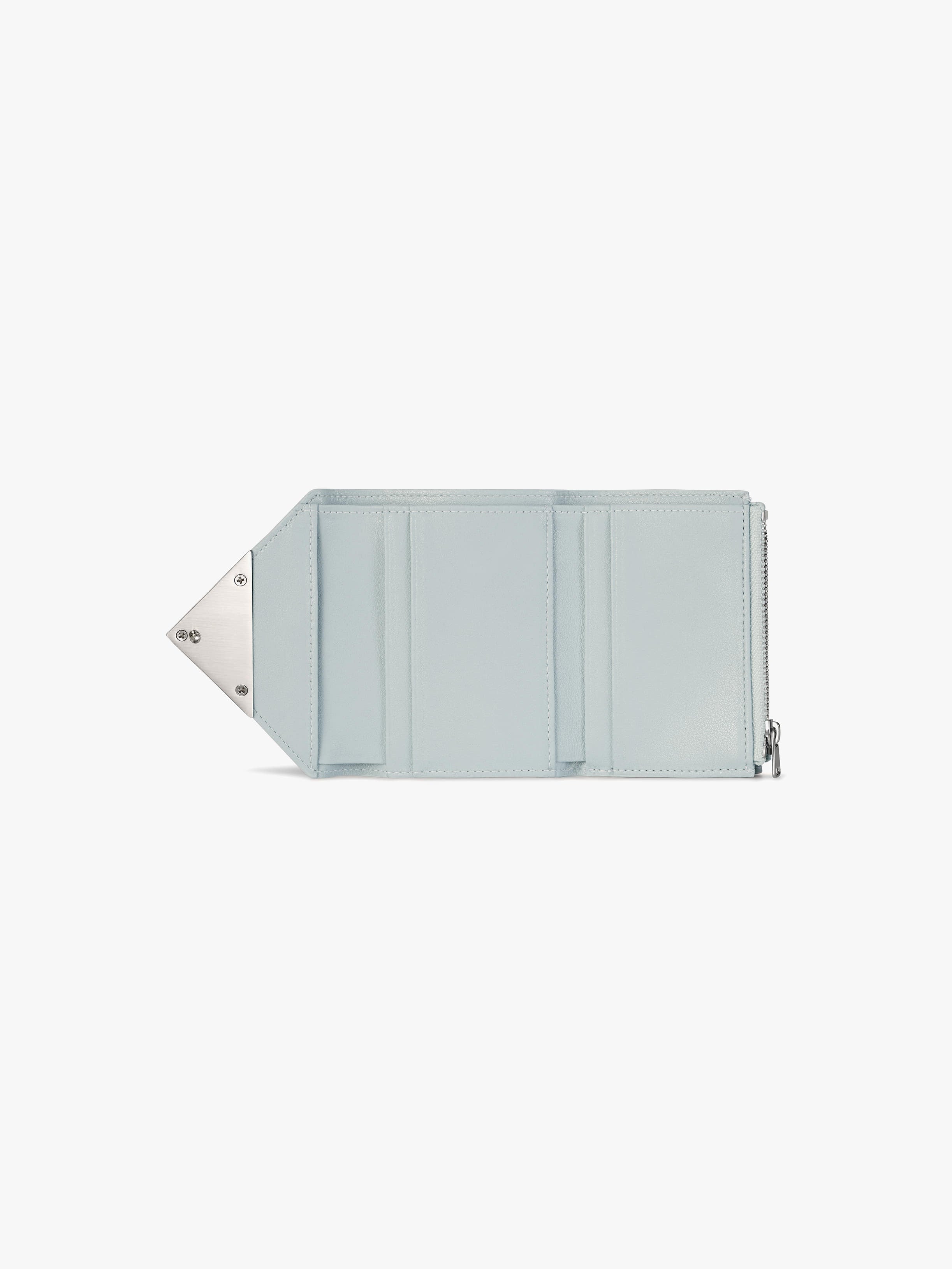 MATT TRIANGLE WALLET (LEOPARD MINT)