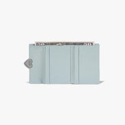 HEARTY FLAP WALLET (LEOPARD MINT)