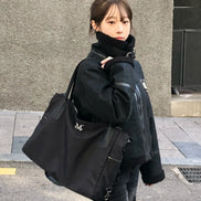 4 WAY SIGNATURE LOGO TOTE BAG(BLACK)