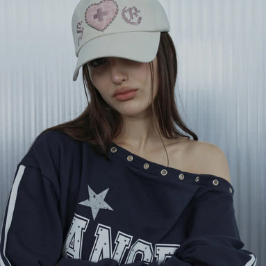 [ian同款] LEO APPLIQUE BALL CAP (BEIGE)