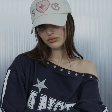[ian同款] LEO APPLIQUE BALL CAP (BEIGE)