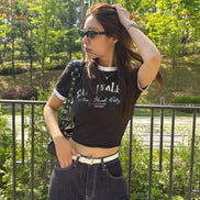 CK RINGER TEE (BLACK)