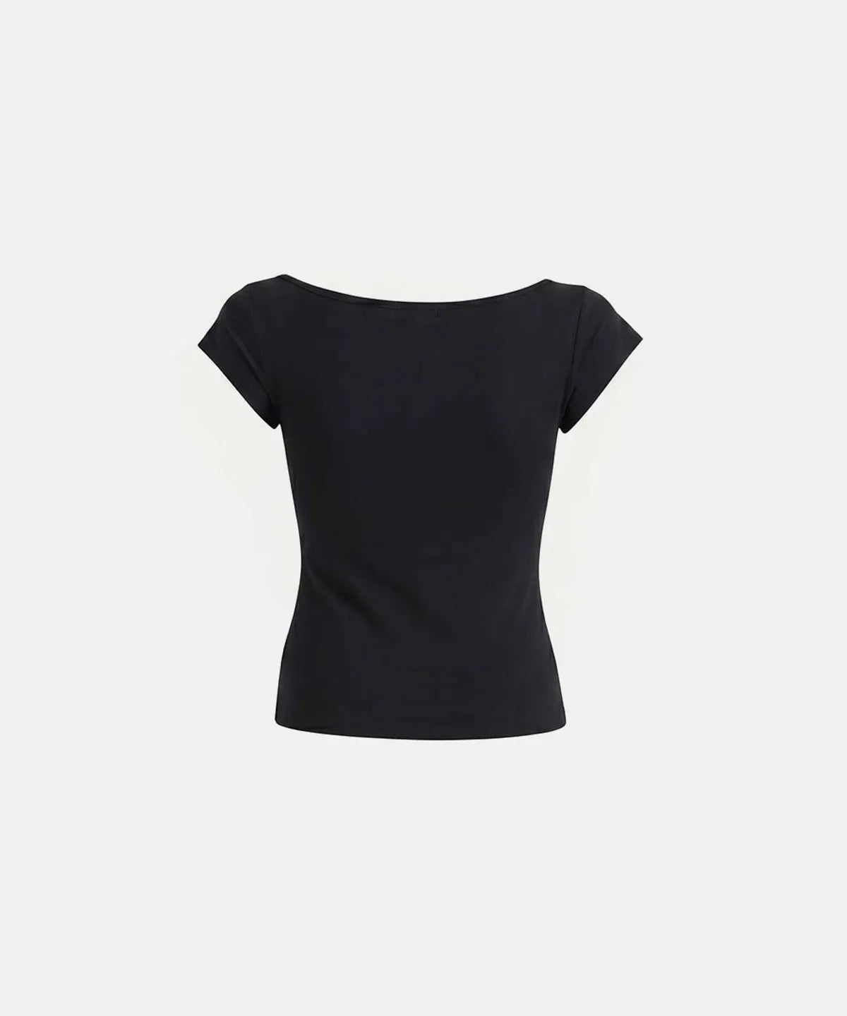 Archangel Graphic Boat Neck 1/2 T-Shirt (Black)
