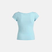 Archangel Graphic Boat Neck 1/2 T-Shirt (Mint)