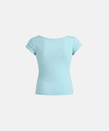 Archangel Graphic Boat Neck 1/2 T-Shirt (Mint)