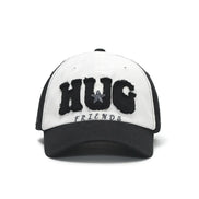 HUG friends cap (White Black)