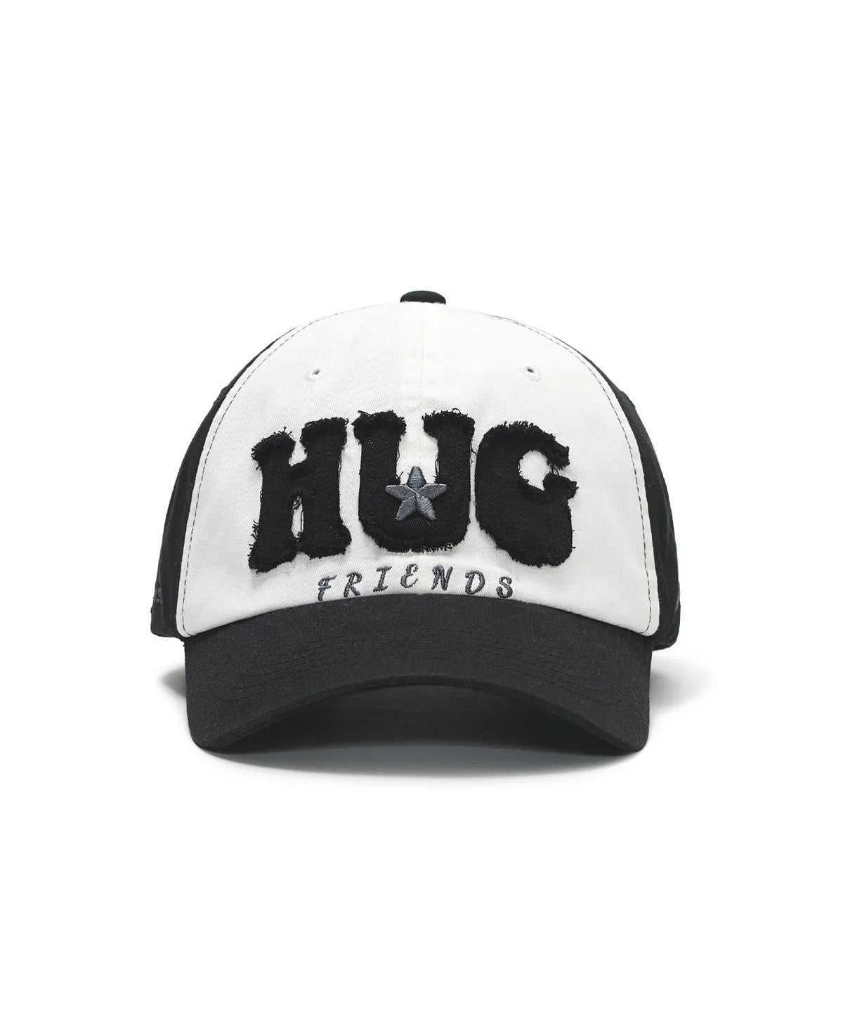 HUG friends cap (White Black)
