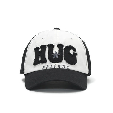 HUG friends cap (White Black)