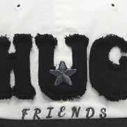 HUG friends cap (White Black)