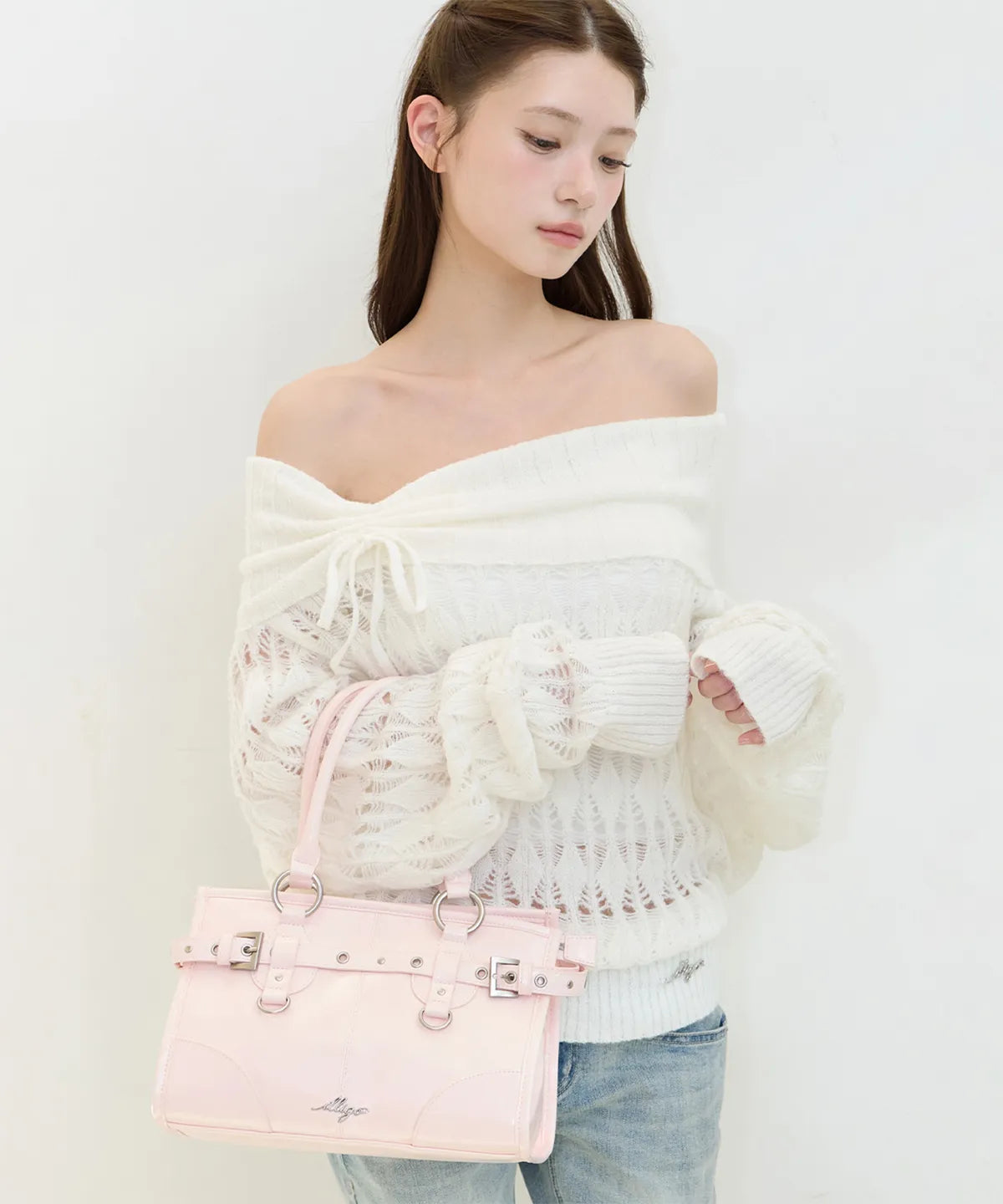 OV Mini Shoulder Bag (Pink)