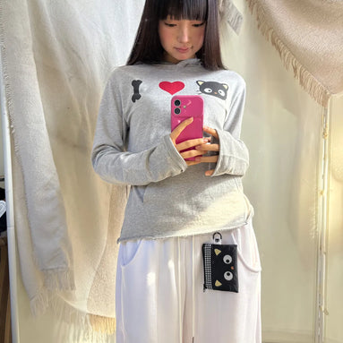 CHOCOCAT BONE HEART HOODIE