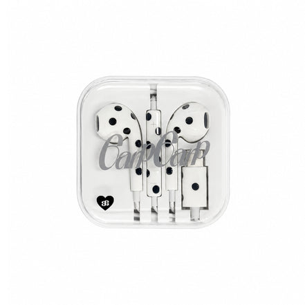 Dot Pot Wired Earphones (White)