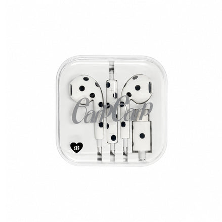 Dot Pot Wired Earphones (White)