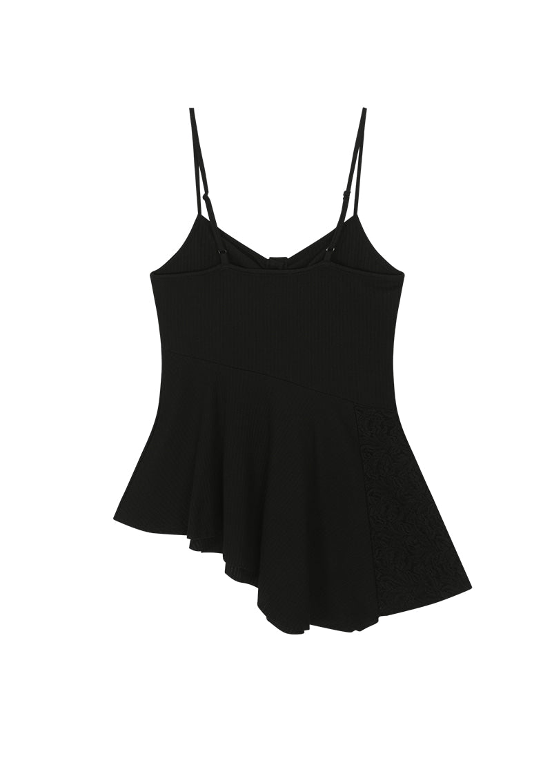 PETAL SLEEVELESS (BLACK)