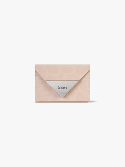 TRIANGLE TRIPLE WALLET (LEOPARD BLOSSOM)
