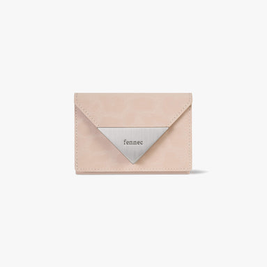 TRIANGLE TRIPLE WALLET (LEOPARD BLOSSOM)
