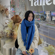fallett - story logo long muffler (blue)
