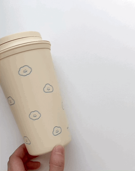 Skyfolio - smile cloud tumbler｜2 types