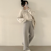 KR CROP HOOD SWAETSHIRT (5 COLORS)