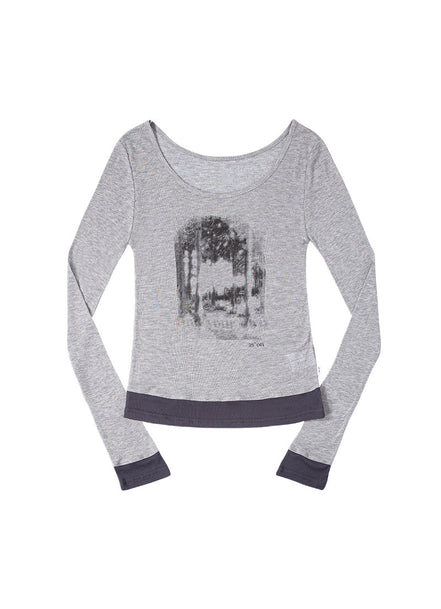 as"on - FOREST LAYERED T (GREY)
