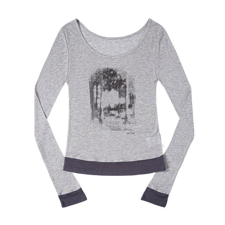 as"on - FOREST LAYERED T (GREY)