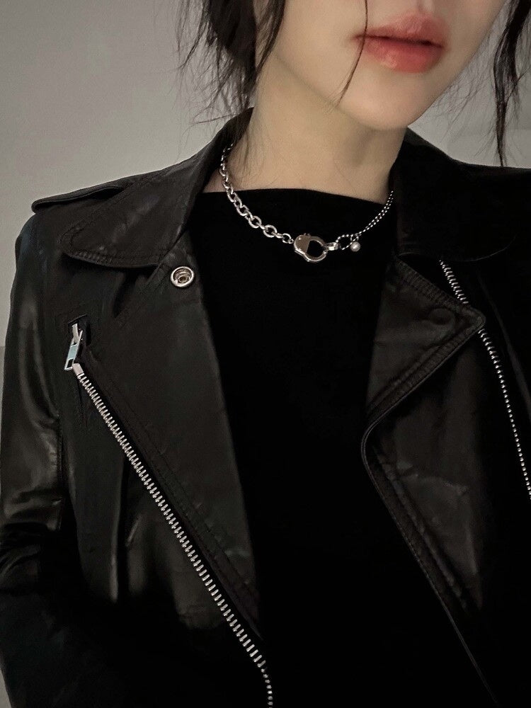 OFUSE - pearl drop choker (handcuffs)