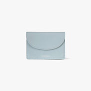 CRINKLE HALFMOON MINI WALLET (HAZE BLUE)