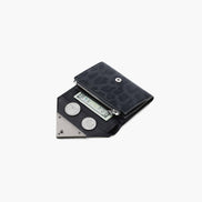 MATT TRIANGLE WALLET (LEOPARD NAVY)