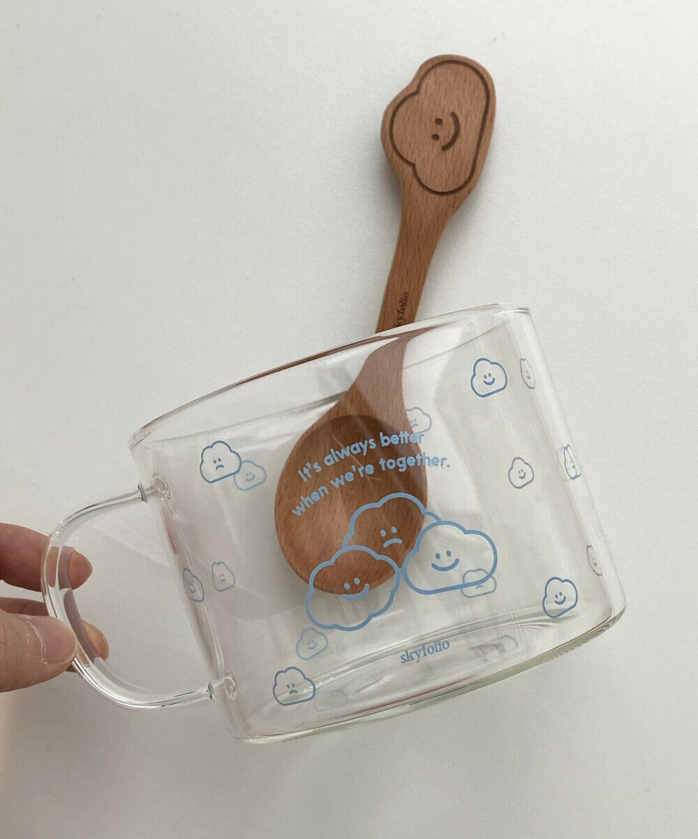 Skyfolio - cloud cereal mug