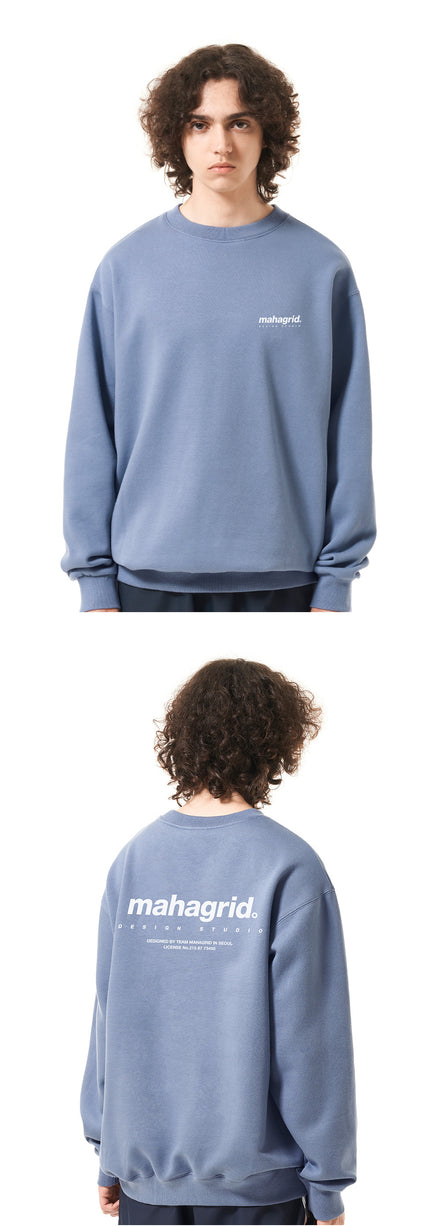 (現貨) MAHAGRID - ORIGIN LOGO CREWNECK [BLUE]