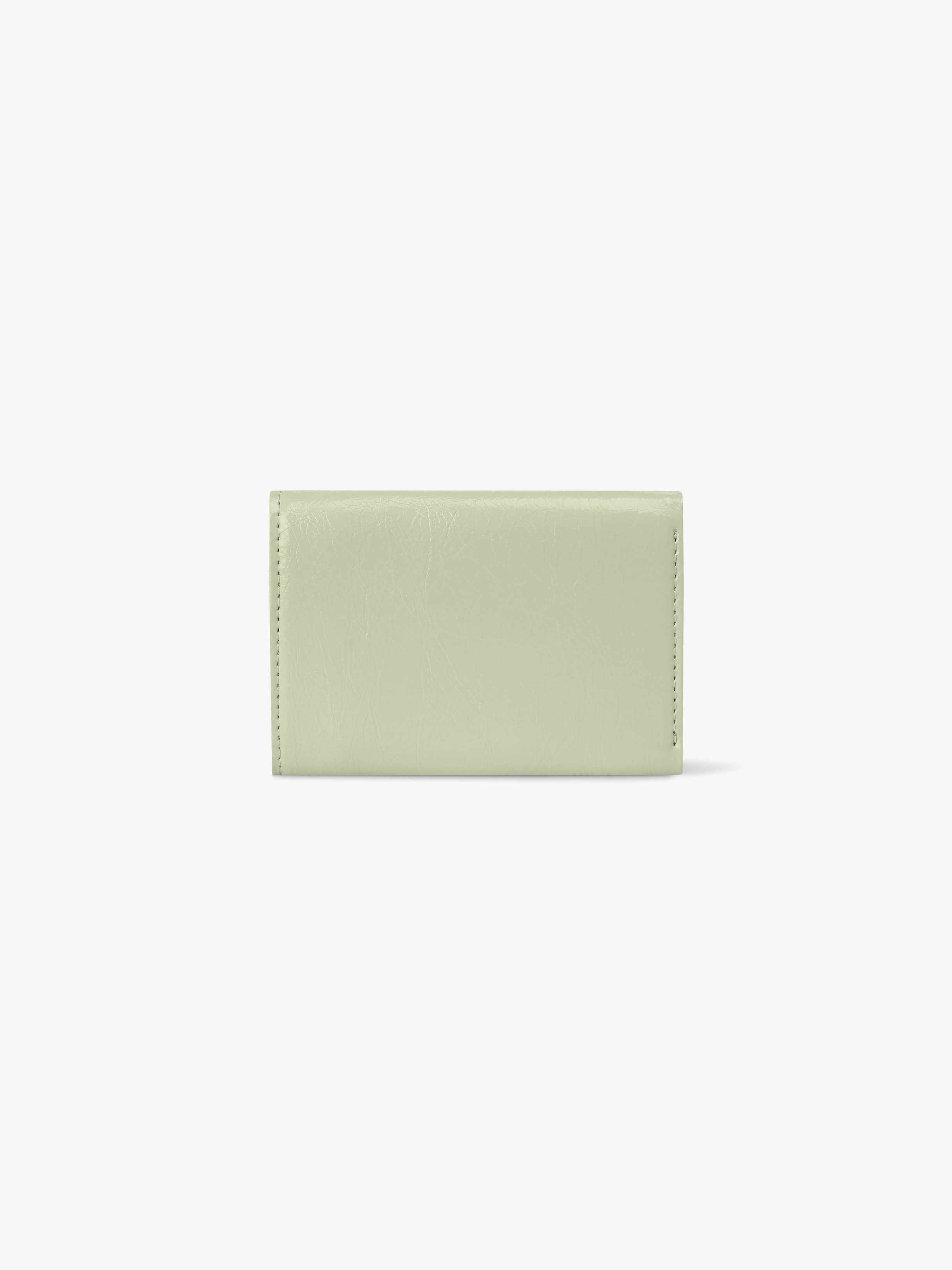 CRINKLE HALFMOON MINI WALLET (PISTACHIO)