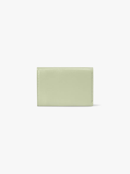 CRINKLE HALFMOON MINI WALLET (PISTACHIO)