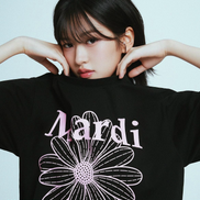 MARDI MERCREDI - TSHIRT FLOWERMARDI (BLACK PINK)