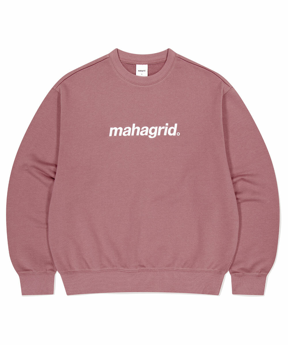 mahagrid - BASIC LOGO SWEATSHIRT (PINK)