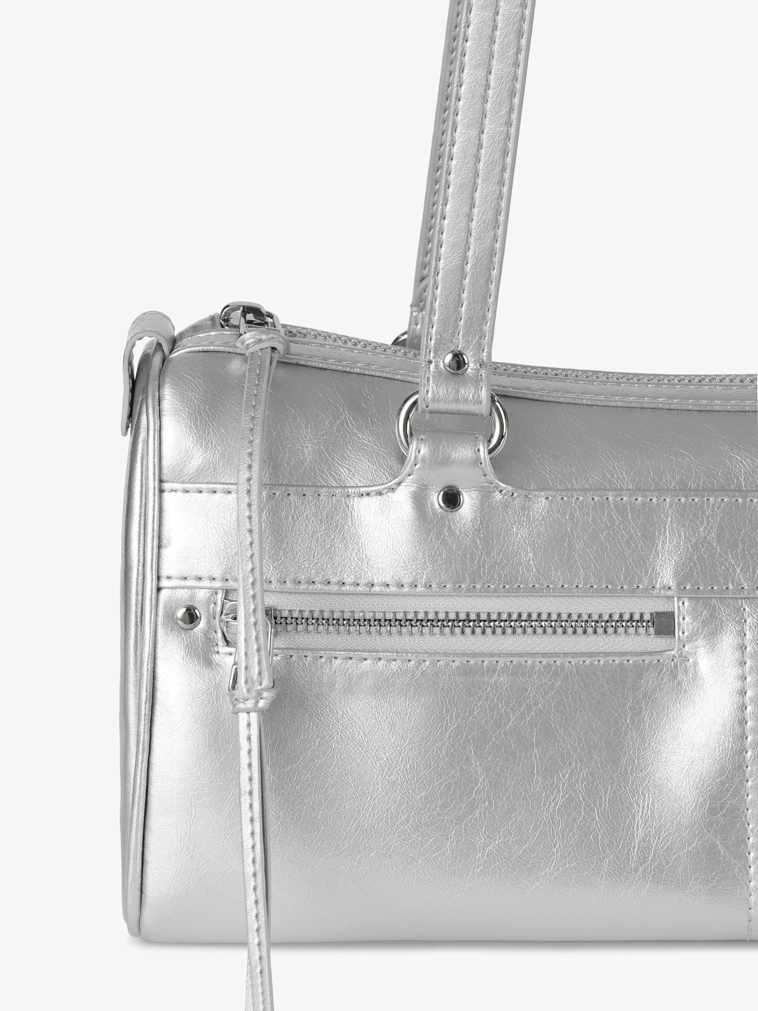 READY DUFFLE BAG (SILVER)