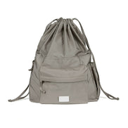 DRAWSTRING BACKPACK (GRAYISH BROWN)
