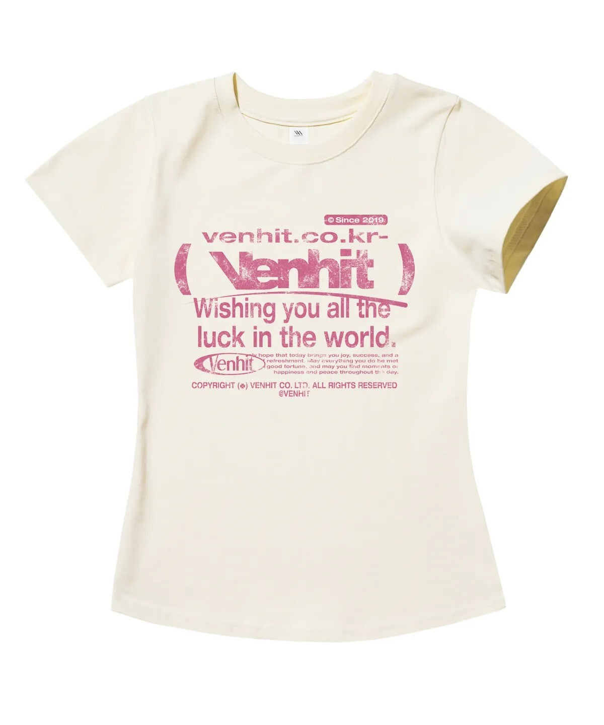 venhit - wishful slim fit tshirt (4 colors)