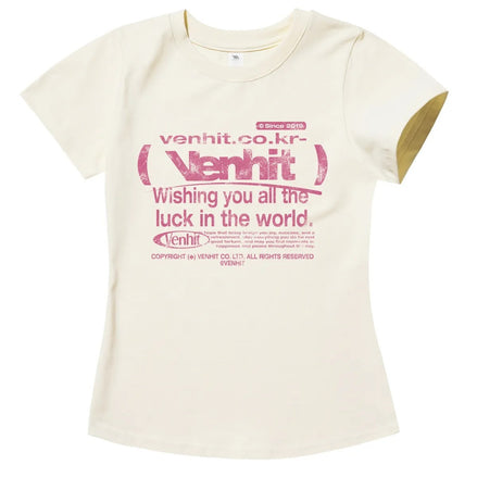 venhit - wishful slim fit tshirt (4 colors)