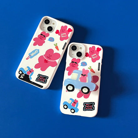 THE NINE MALL - windy painting sticker 硬殼