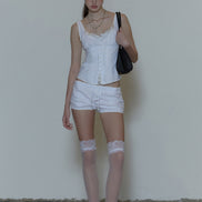(現貨) SCULPTOR - Pintuck Lounge Sleeveless Top (White)